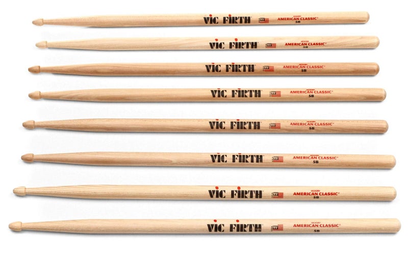 Vic Firth عصي الطبول فيك فيرث P5B.3-5B.1" (عبوة من 4) - Image 2